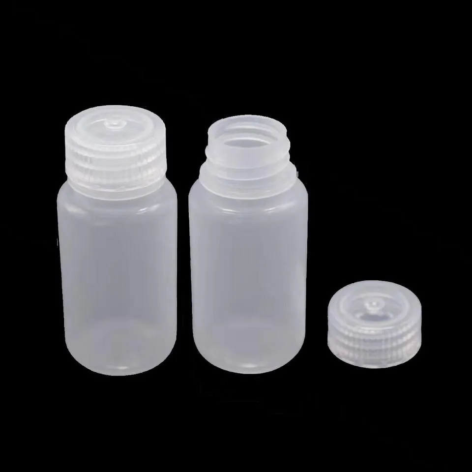 Pharmaceutical 10ml 20ml Brown Pet Plastic Liquid Syrup Bottle With Screw Cap Screen Printing For Medicine Packaging